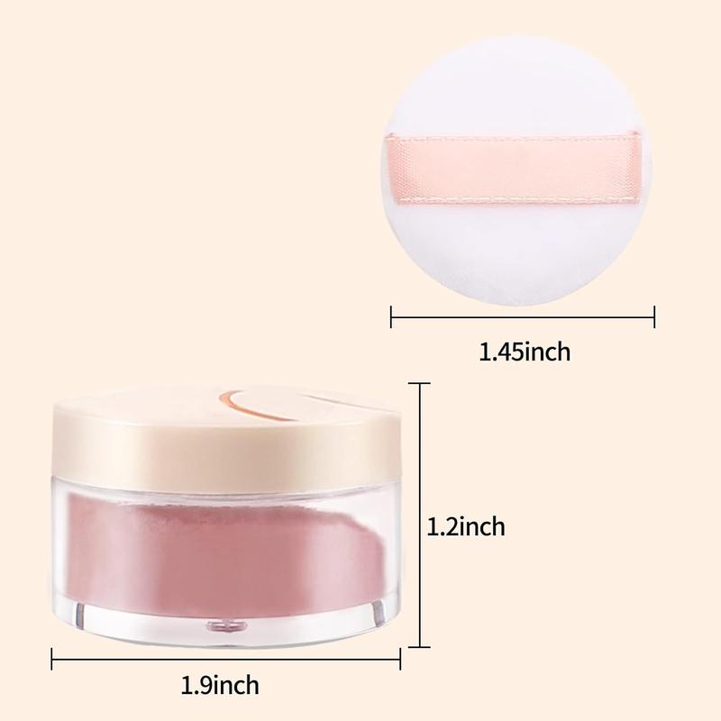 Boobeen Matte Blush Powder Makeup Loose Powder Face Blushes Single Color Blush Rouge Powder Natural Pink Blush for cheeks Gift Cosmetic