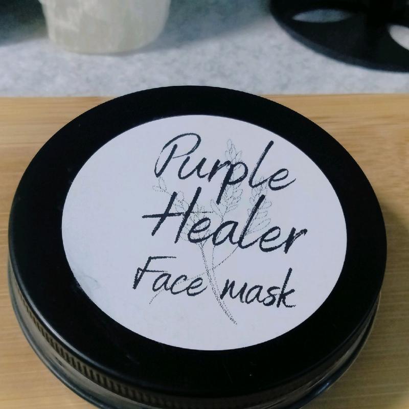 Purple Healer face mask - Dry clay mask - Just add water Skincare Gentle Comfort Repair Skin Repair