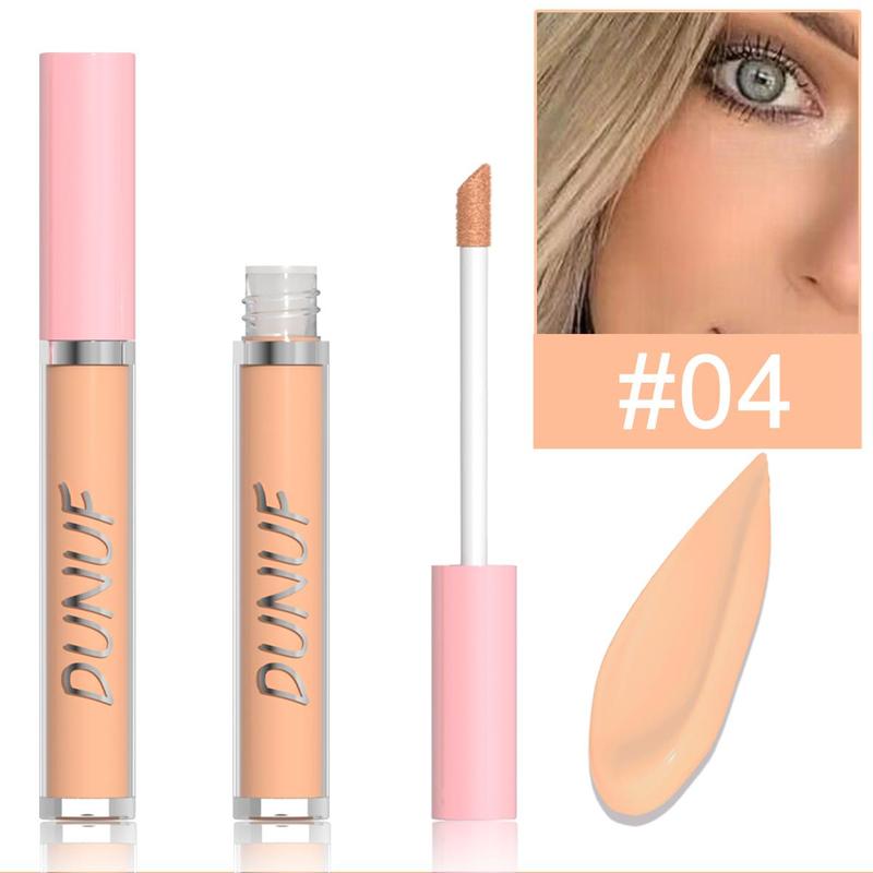 Long-lasting Cosmetic Liquid Concealer, 1 Count Natural Lightweight Concealer, Face & Eye Makeup Product