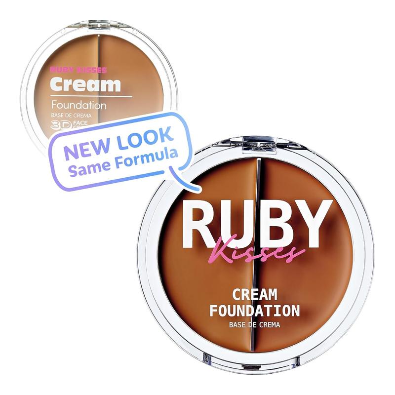 Ruby Kisses 3D Face Creator Cream Foundation & Concealer, 12 Hours Long Lasting, Medium to Full Coverage, Non-Greasy, Ideal for Makeup & Contour Palette (Level 15) Cosmetic Cosmetic