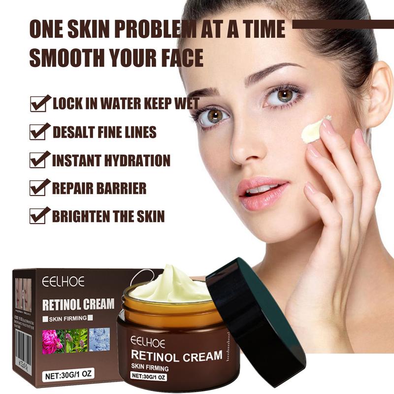 Retinol Cream Firming Facial Skin Care Moisturizer Anti-Aging Moisturize Brightening  Day or Night Hydrating Cream Skin Repair Moisture Mother's Day Gift