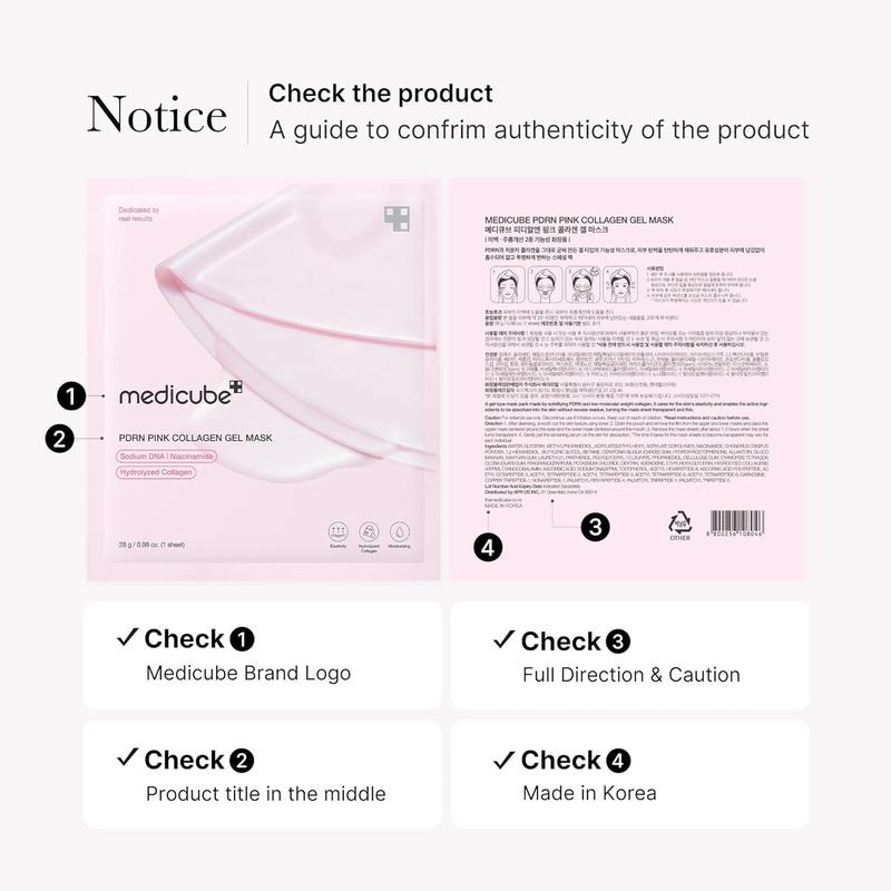 Medicube Salmon DNA PDRN pink collagen jelly gel mask | overnight face mask for glass glow skin- elasticity, hydrating, firming and moisturizing | korean...