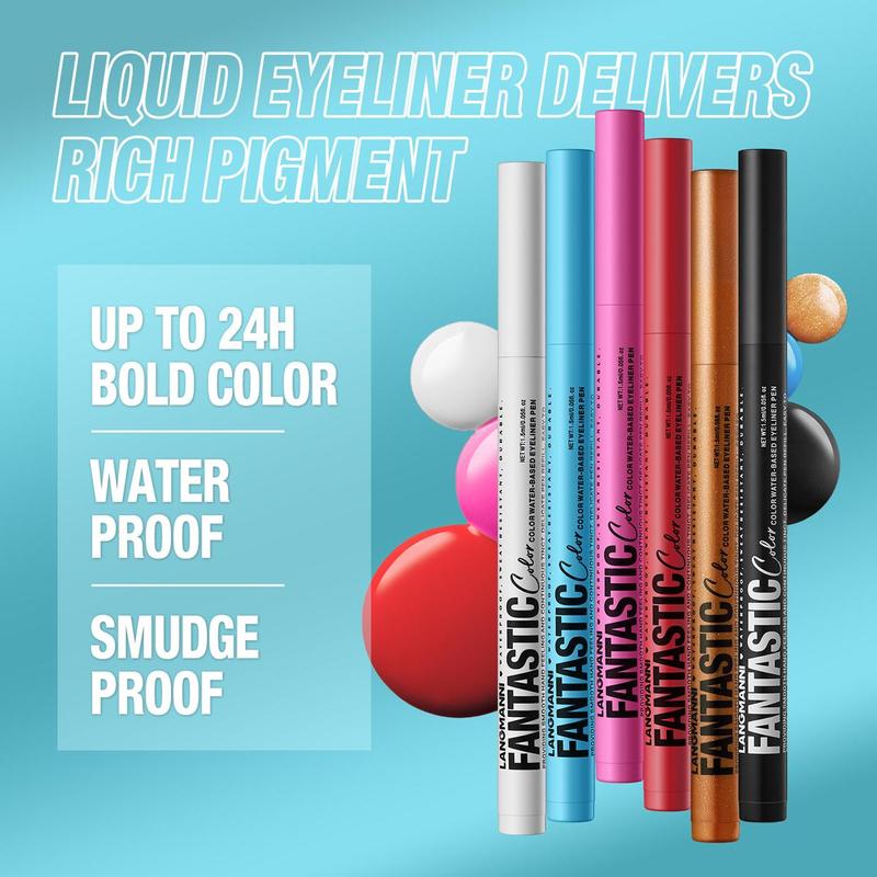 Long Lasting Liquid Eyeliner (12pcs set), Quick Drying Eyeliner Pen, Easy Coloring Eyeliner Pen, Professional Daily Makeup Accessories