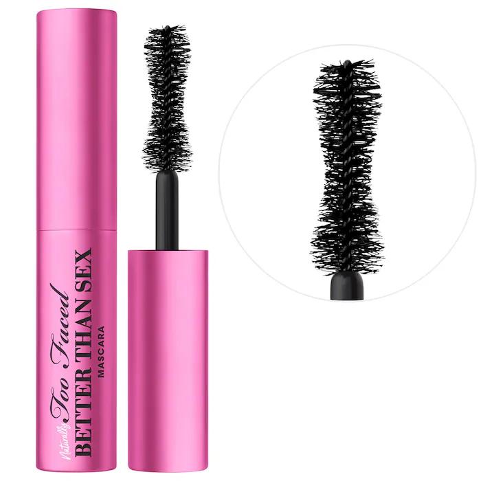 Naturally Better Than Sex Mini Mascara - Volumizing, Curling, Lengthening - Makeup, Plant