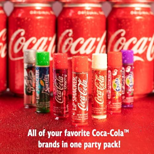 Lip Smacker Coca-Cola Flavored Balm, 8 Count, Flavors Coke, Cherry Vanilla Sprite, Root Beer, Orange Fanta, Grape Strawberry Fanta