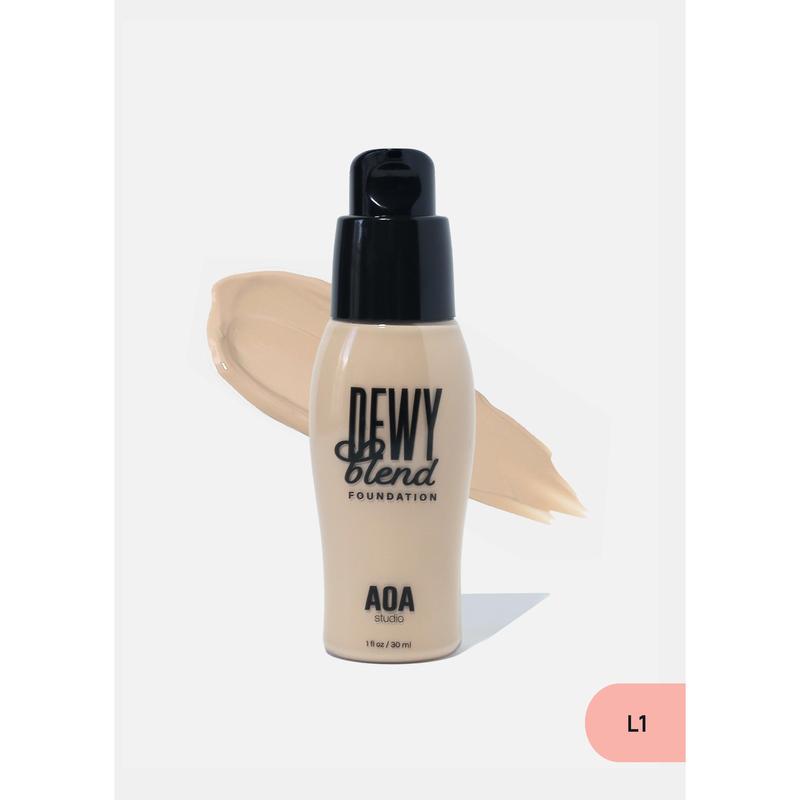 AOA Dewy Blend Foundation  Hydrating Coverage Lightweight Makeup