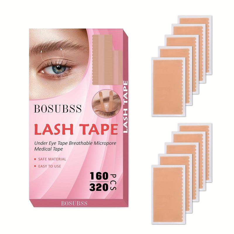 Breathable Eyelash Extension Tape, 160pcs 320pcs Eyelash Grafting Tape, Professional Eye Makeup Tool for Women & Girls