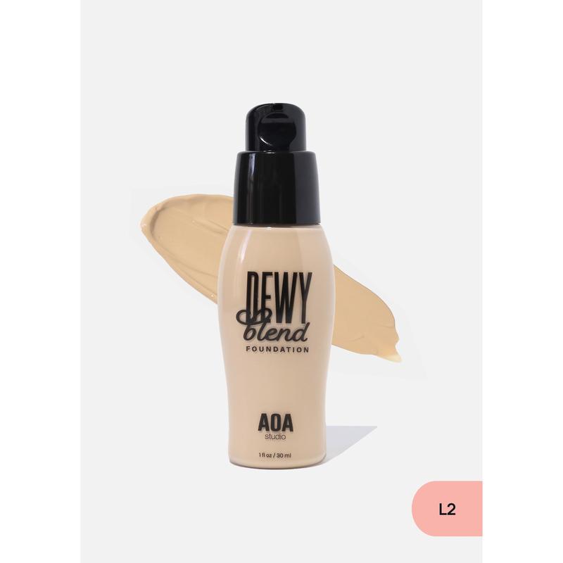 AOA Dewy Blend Foundation  Hydrating Coverage Lightweight Makeup