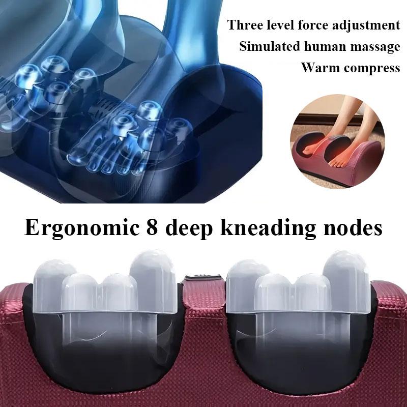 Foot Massager Machine with Heat [2025 Upgraded], 3 Heat Levels, Christmas Gifts for Women Mom Men Dad, Purple