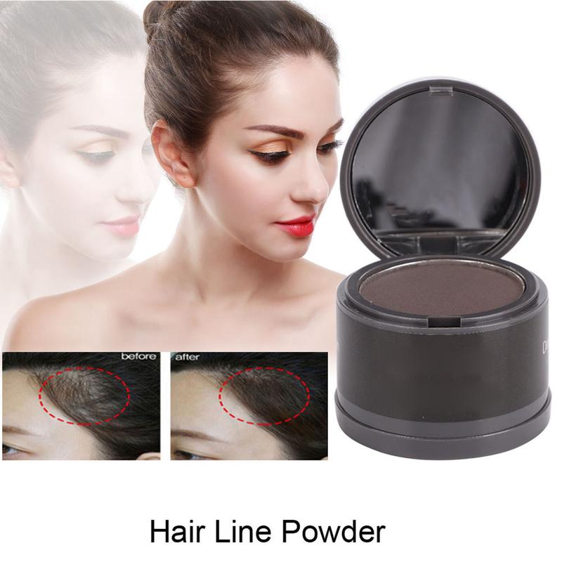 Root Touch Up Hair Color Powder, Root Cover Up Hairline Shadow Powder, Dark Brown for Women Eyebrows, Gray Hair Coverage Touch Up Hair Powder For Men Beard Line, Bald Spots (Dark Brown)