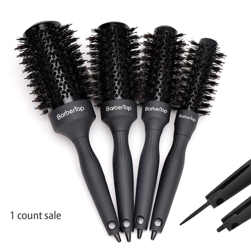 Round Hair Brush, 1 Count Anti-static Hair Brush, Heatless Styling Tool for Hair Drying, Styling, Curling, Straightening, Suitable for All Types Of Hair