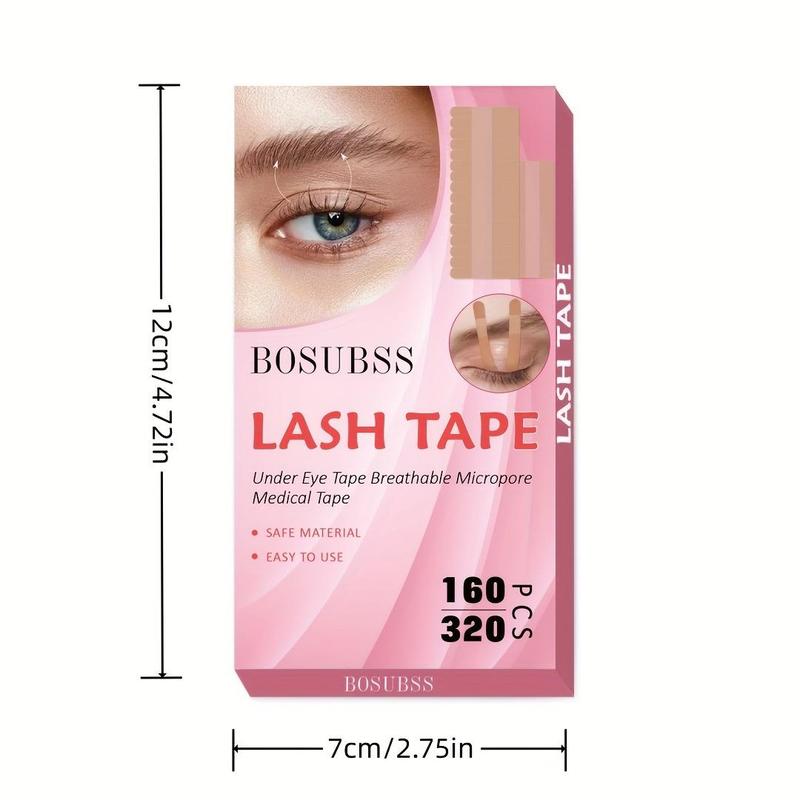 Breathable Eyelash Extension Tape, 160pcs 320pcs Eyelash Grafting Tape, Professional Eye Makeup Tool for Women & Girls