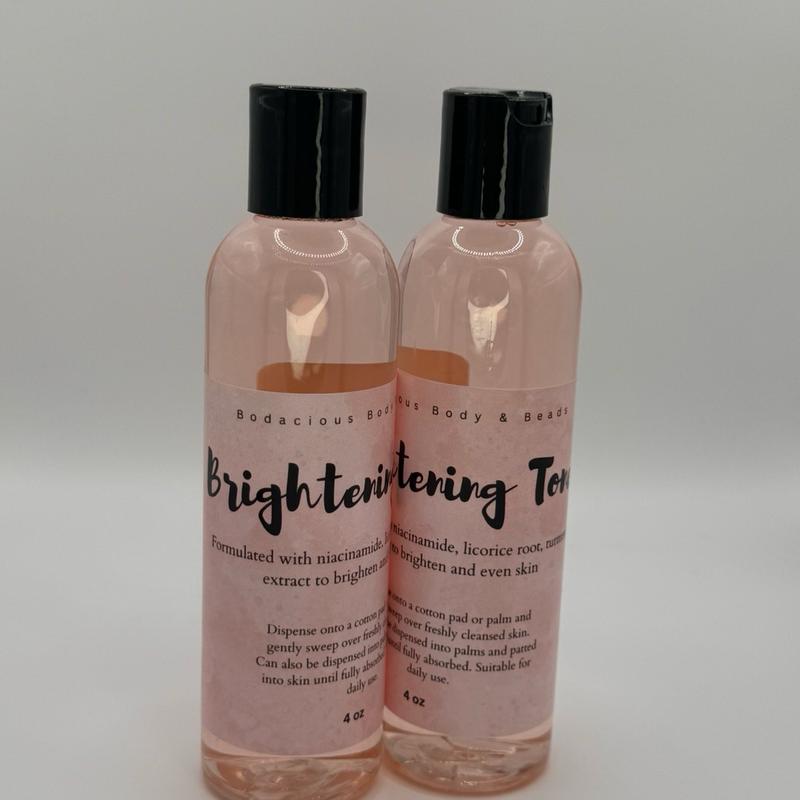 Brightening Toner- Niacinamide Brightening Toner Alcohol free Organic Skincare