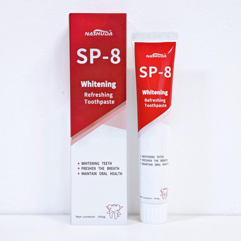 SP-8 Probiotic Toothpaste Brightening Tooth Remove Plaque Stains, Oral Hygiene Clean Fresh Breath Dental 100g Family Use