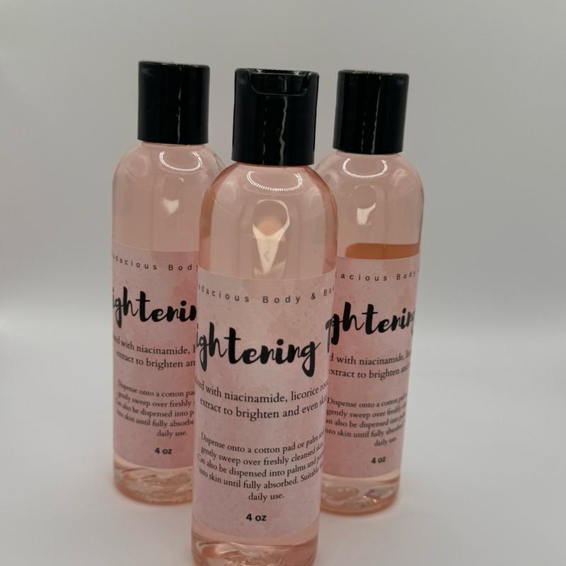 Brightening Toner- Niacinamide Brightening Toner Alcohol free Organic Skincare