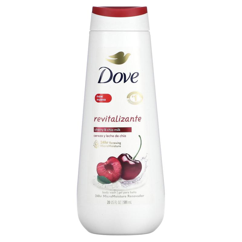 Dove Body Wash, Cherry & Chia Milk, 20 fl oz (591 ml)