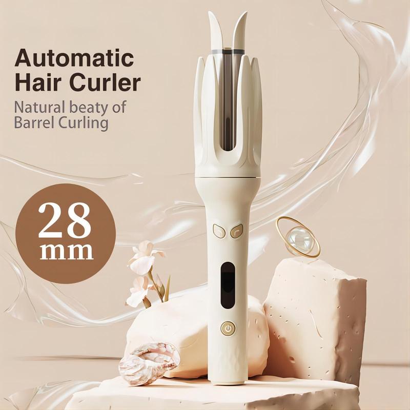 Automatic Hair Curling Iron, 28mm Hair Curler, Negative Ion Automatic Hair Hair Curl Wand, 4 Modes Temperatures Curling Iron for Women, Hair Styling Tools for Home, Back To School, Hair Curler hair  curling