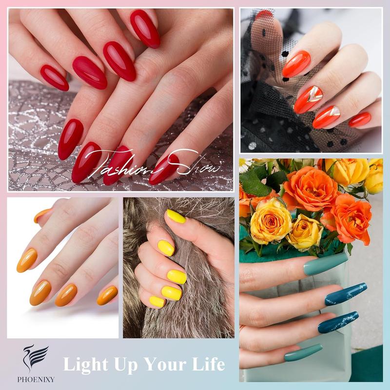 24pcs gel nail polish set, 21 colors, peelable gel nail set, nude pink red blue green yellow orange nail polish set, matte nail set with base coat