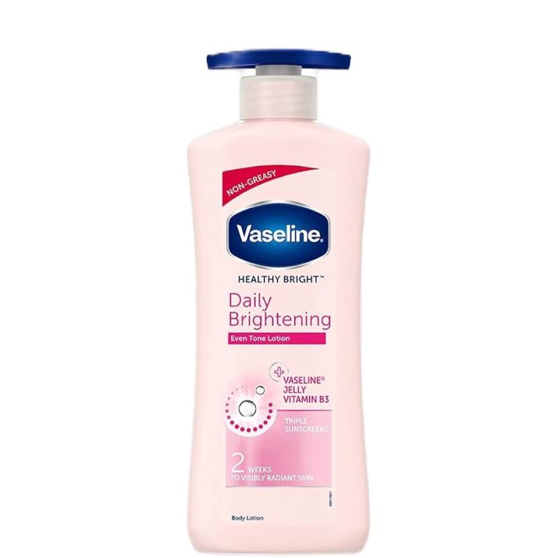 Vaseline Daily Brightening Lotion 600ml & Coco Radiant Gel 200ml - Set of 2