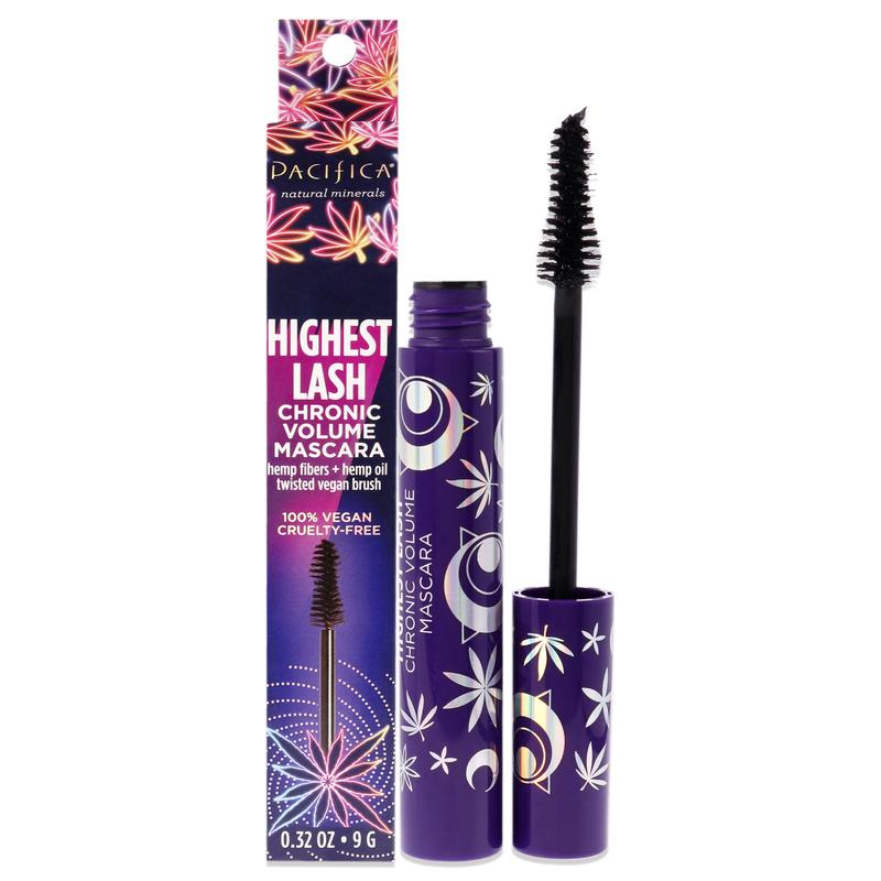 Highest Lash Chronic Volume Mascara - Ultra Black by Pacifica for Women - 0.32 oz Mascara