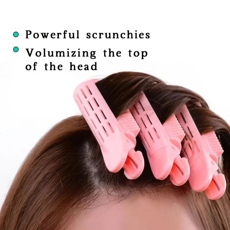 Comfort Hair Care Clip, 4pcs Haircare Root Fluffy Clip, Heatless Volumizing Styling Tools for Women & Girls