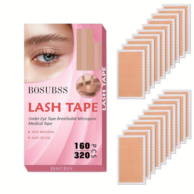 Breathable Eyelash Extension Tape, 160pcs 320pcs Eyelash Grafting Tape, Professional Eye Makeup Tool for Women & Girls