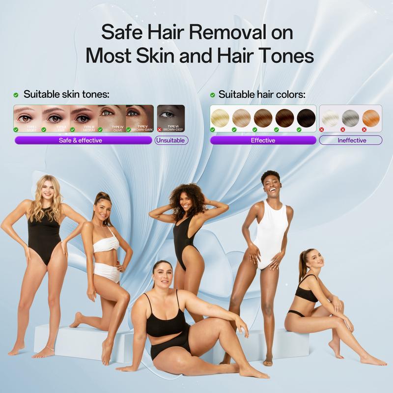 Sapphire ice-cooling IPL Laser Hair Removal Device 4 Sessions For Visible Results Effective 550nm Smooth Comfort ipl ice cool hair removal device laser ipl Home IPL pain  free Portable IPL IPL Hair