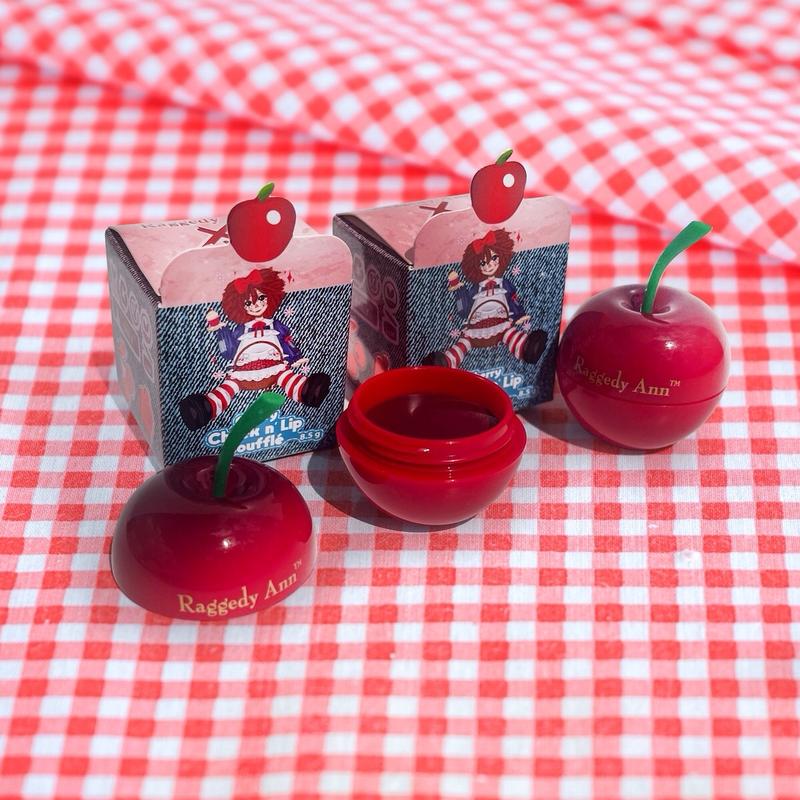 Raggedy Ann Cherry Cheek n Lip Soufflé Blush Makeup pudding pot