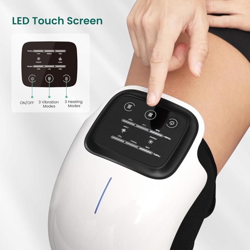 1 Piece Portable Comfort Electure Knee Massager Rechargeable Knee Massager Machine，Personal Care Appliances Gifts for Her Him，Gifts for Black Friday Gift for Christmas