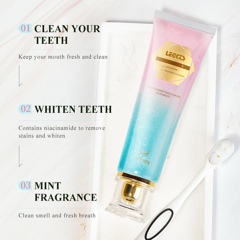 Niacinamide Whitening Toothpaste- magic toothpaste,w nite ning teeth,3 d white