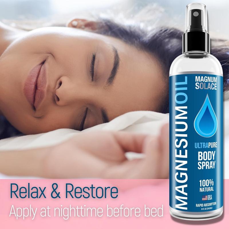 Pure Magnesium Oil Spray - 100% Natural Magnesium Spray - Sourced from The Dead Sea Topical Magnesium