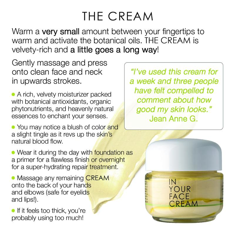 IN YOUR FACE CREAM | Rich Anti-Aging Cream Moisture Moisturizer