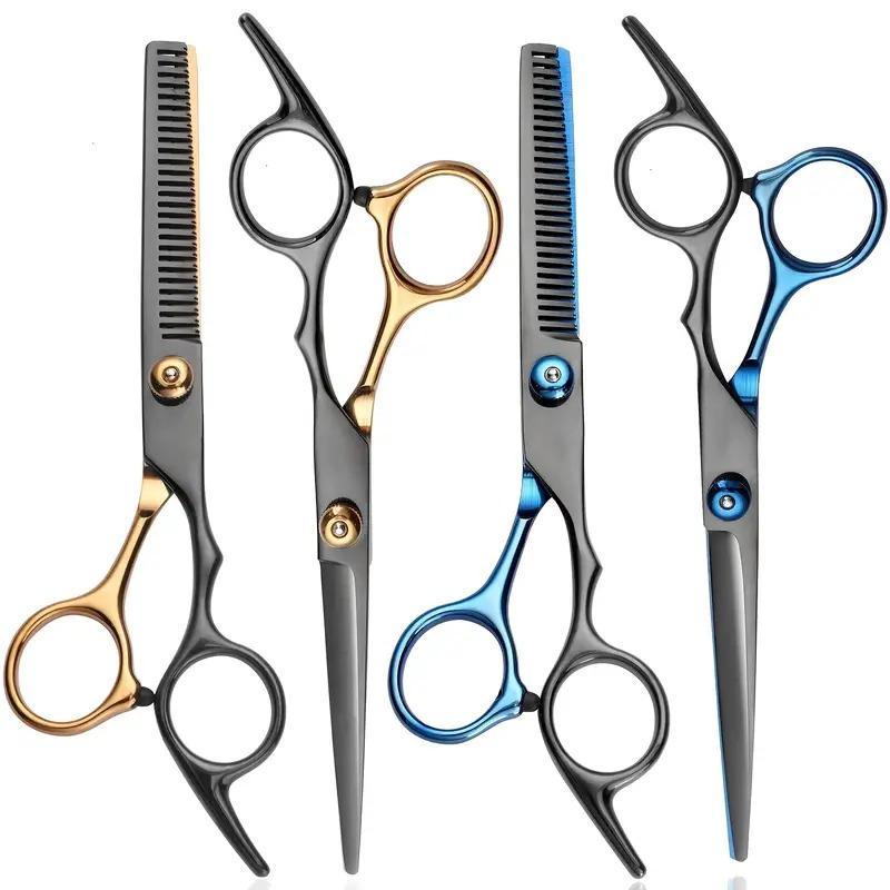 Professional Barber Scissors, 1 Count Hair Cutting Scissors, Hair Thinning Shears, Salon Hairdressing Scissors, Heatless Styling Tools for Home & Salon Use