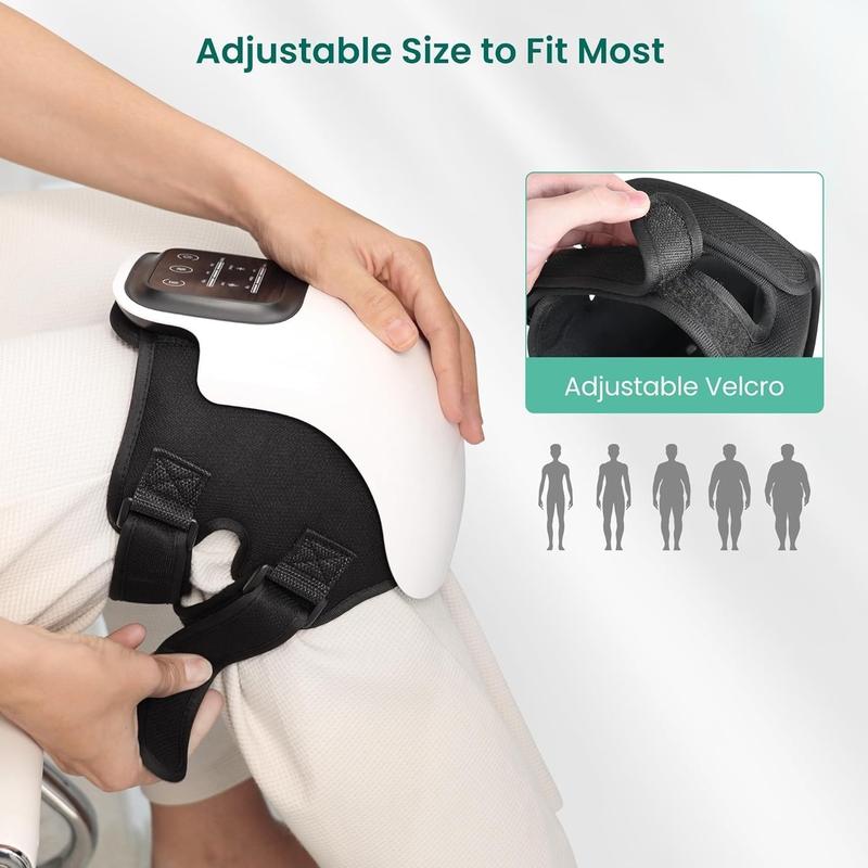 1 Piece Portable Comfort Electure Knee Massager Rechargeable Knee Massager Machine，Personal Care Appliances Gifts for Her Him，Gifts for Black Friday Gift for Christmas