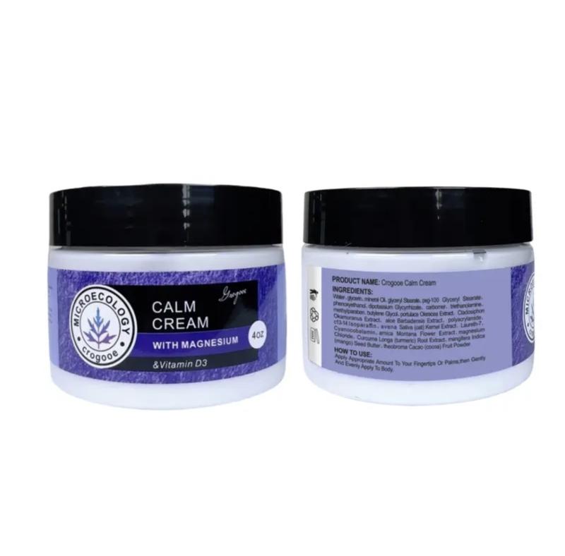 Calm Cream With Magnesium&Vitamin-4oz Moisturizer Skincare Hydrating Comfort Moisture Hydrate Moisturizing