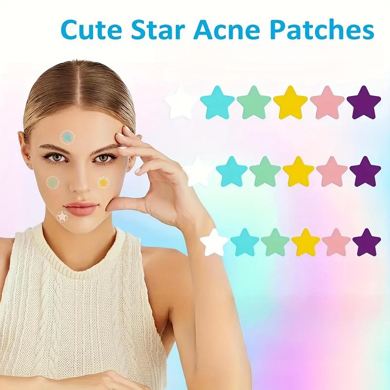 Star Shaped Acne Patches, 240pcs box Hydrocolloid Acne Patches, Cute Zit Patches for Face, Skin Care Products for Women & Men, Christmas Gift