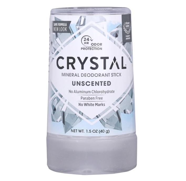 CRYSTAL Deodorant Mineral Deodorant Stick, Fragrance Body Care, Travel, 1.5 Ounce