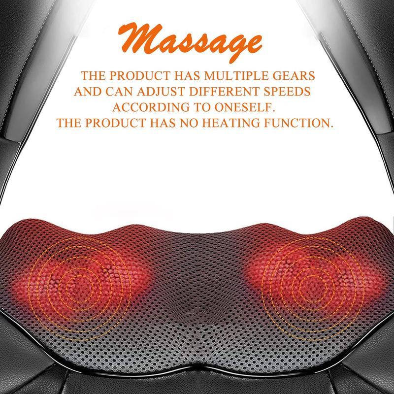 Shiatsu Neck and Back Massager, Electric Shoulder Massager, Car Neck Massage Pillow for Neck, Back, Shoulder, Foot, Leg Massage, Relieve Muscle Pain, Perfect Present for Man Woman Family, Thanksgiving, Christmas, New Year Gift