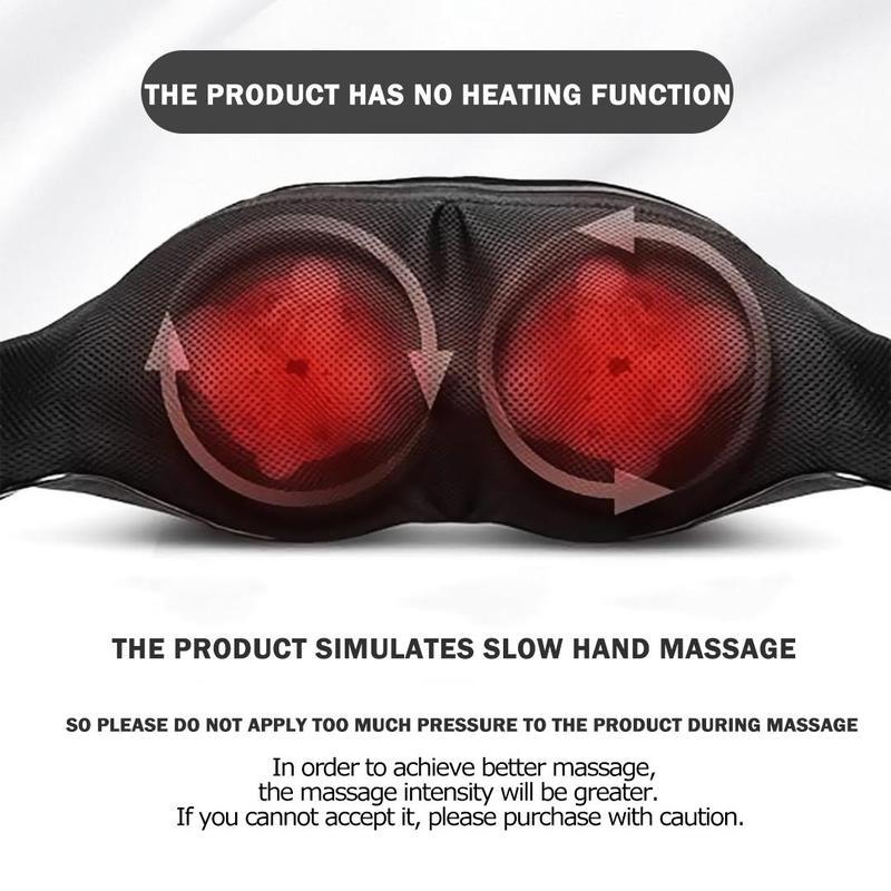 Shiatsu Neck and Back Massager, Electric Shoulder Massager, Car Neck Massage Pillow for Neck, Back, Shoulder, Foot, Leg Massage, Relieve Muscle Pain, Perfect Present for Man Woman Family, Thanksgiving, Christmas, New Year Gift