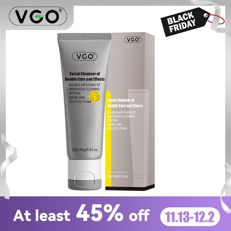 VGO Facial Cleanser of Double Care and Effets 50g All types of skins Cleanse and moisturize Hydrating Comfort Skin Repair