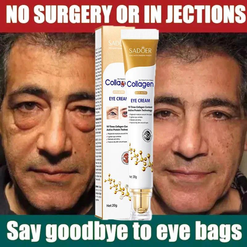 Fast-acting Eye Bag Removal Cream Collagen Anti-wrinkle Firm Fade Fine Lines Dark Circles De-puffing Eye Bags Brighten Eye Care