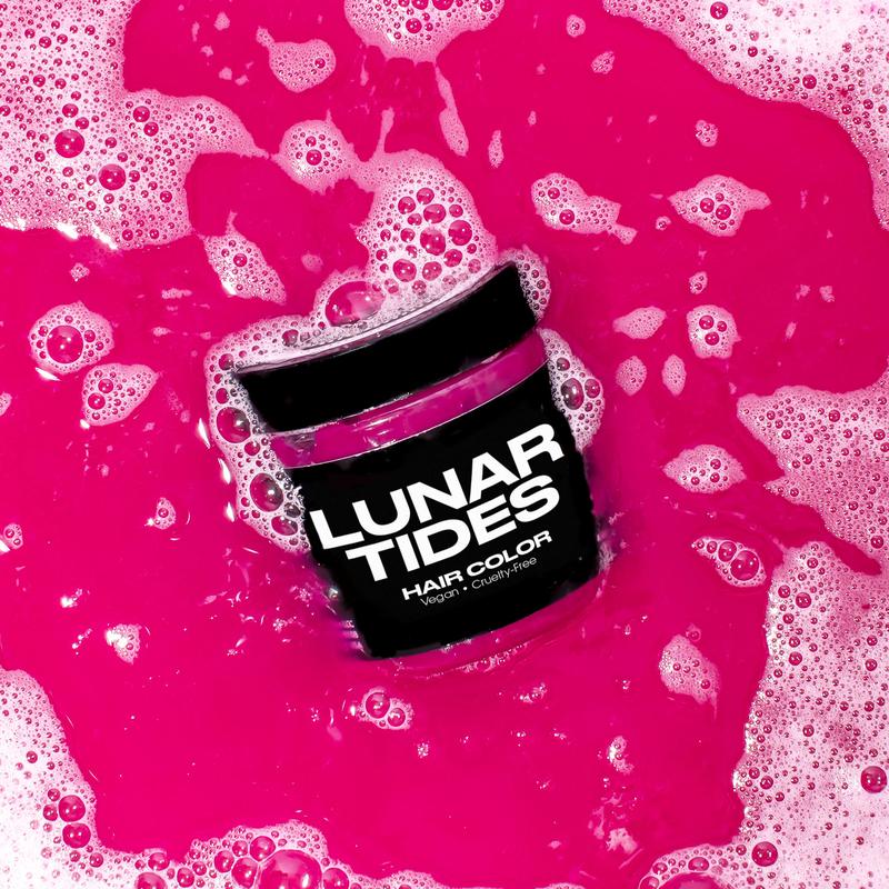 Lunar Tides Hot Pink Hair Color Semi-permanent Hair Dye - Lychee