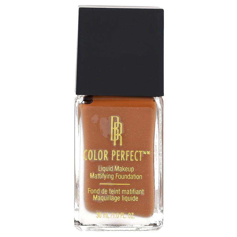 Black Radiance Color Perfect, Liquid Makeup Mattifying Foundation, 1320071 Toffee Caramel, 1 fl oz (30 ml)