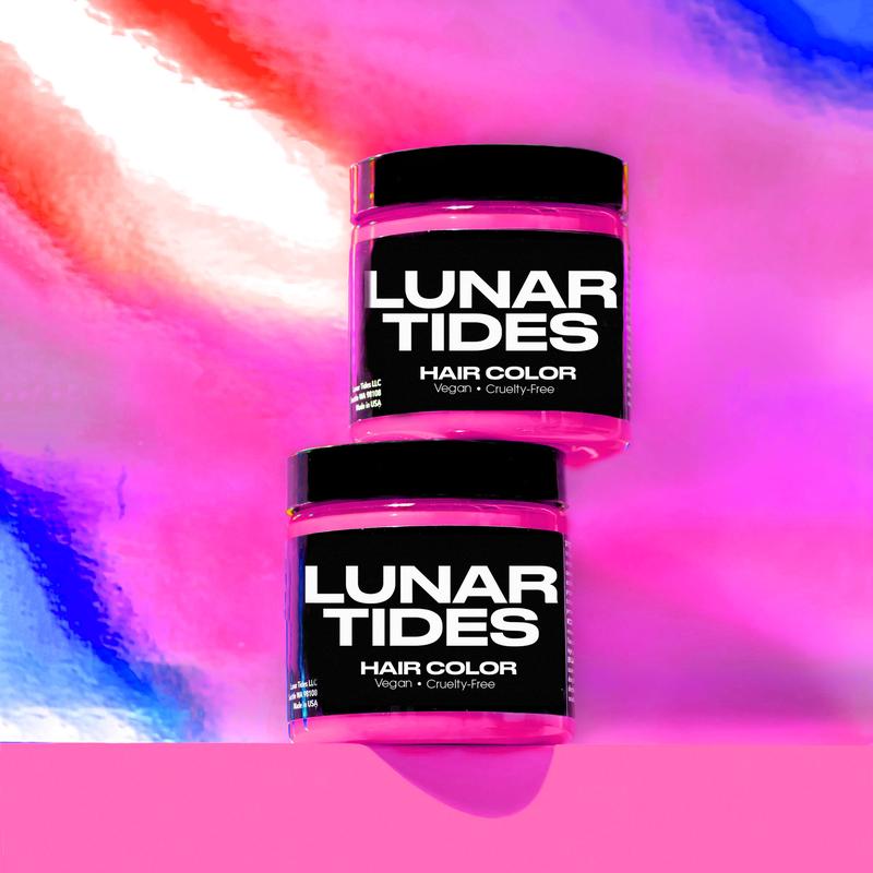 Lunar Tides Hot Pink Hair Color Semi-permanent Hair Dye - Lychee