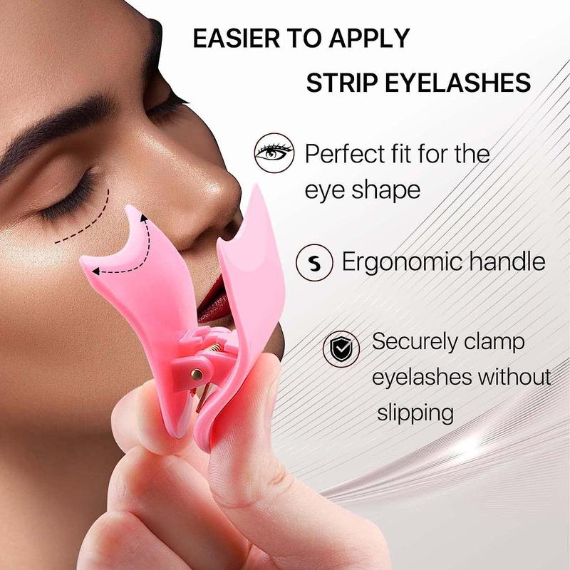 Artificial Eyelash Auxiliary Clip, 1 Count False Eyelashes Extension Apply Clip, Women Fashion Makeup Cosmetic Tool For Women Girls