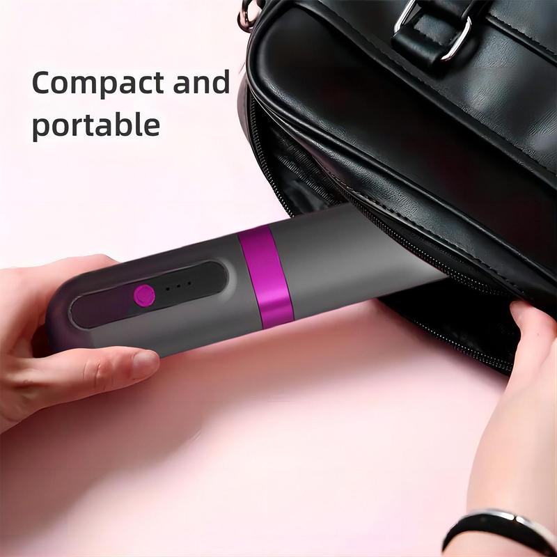 Cordless Hair Straightener Brush, Mini Portable Straightening Brush for Travel, Negative Ion Hot Comb Hair Straightener, USB Rechargeable, Gifts for Women