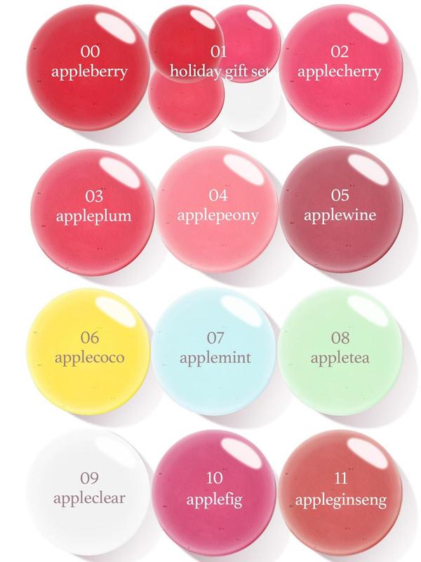 Lip Oil Set - Appleberry & Appleplum | with Apple Seed Oil, Lip Oil Duo, Lip Stain, Gift Sets, For Chapped and Flaky Lips, Holiday, Christmas New Year Gift, Gifts for Women and Girls