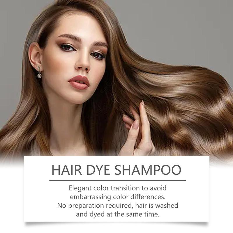 3 in 1 Hair Dye Shampoo, 1 2 Counts Natural Extracts Hair Color Shampoo, Professional Hair Care & Styling Product for Men & Women