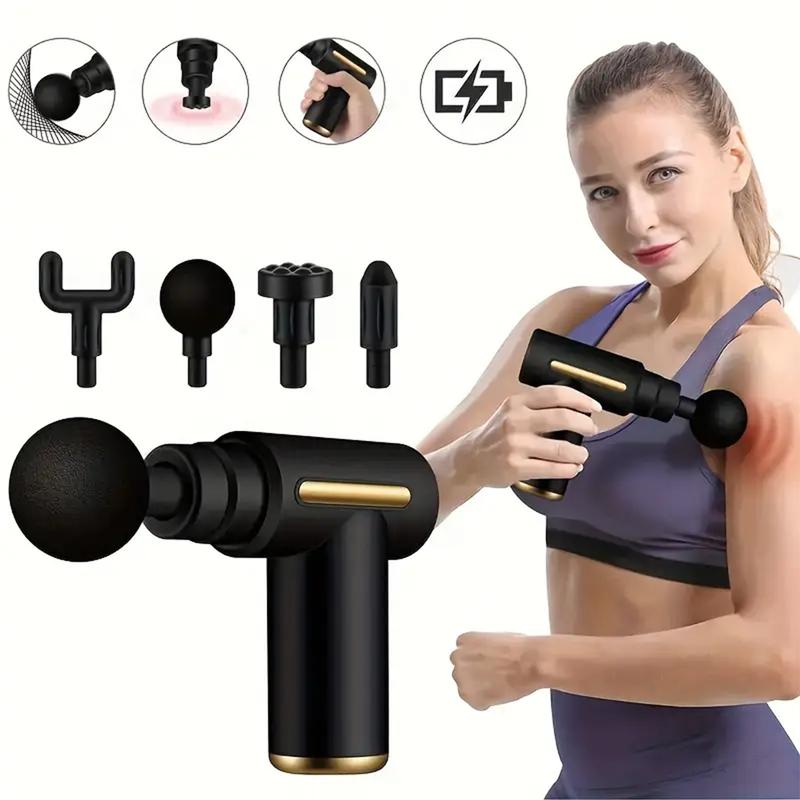 6-speed Power Adjustable Electric Massager: High-capacity Battery for Long Use