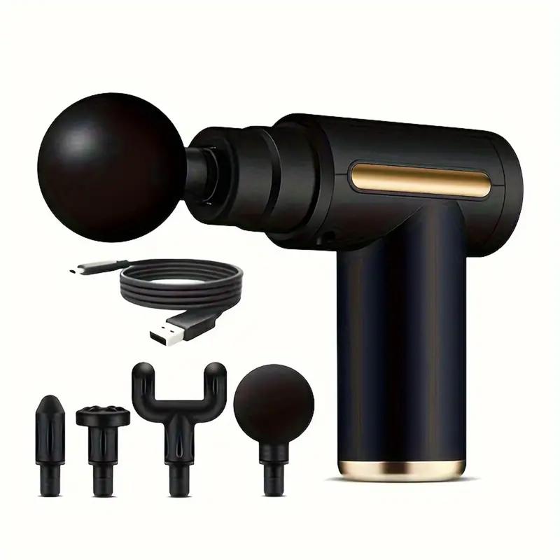 6-speed Power Adjustable Electric Massager: High-capacity Battery for Long Use